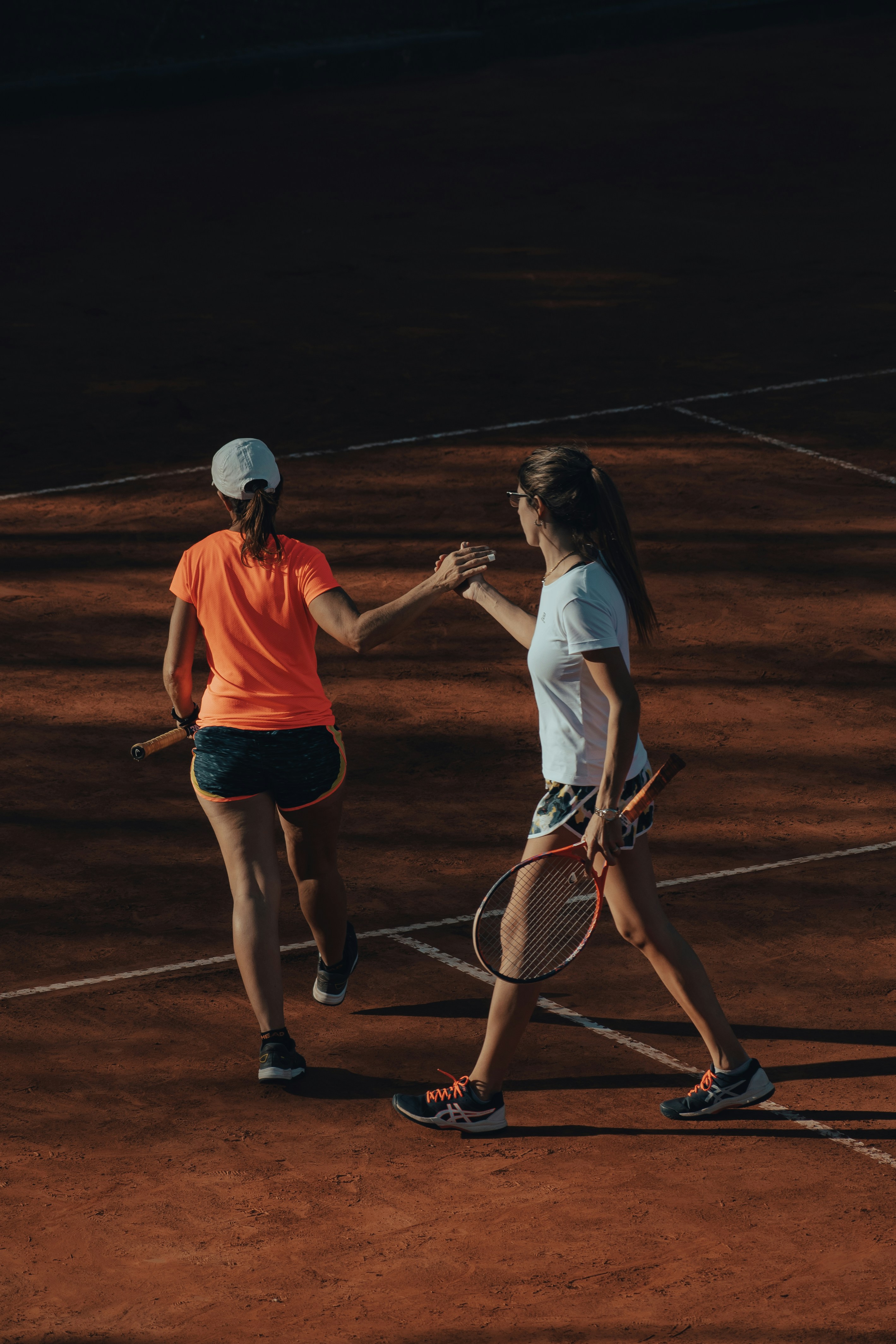 Tennis teamwork