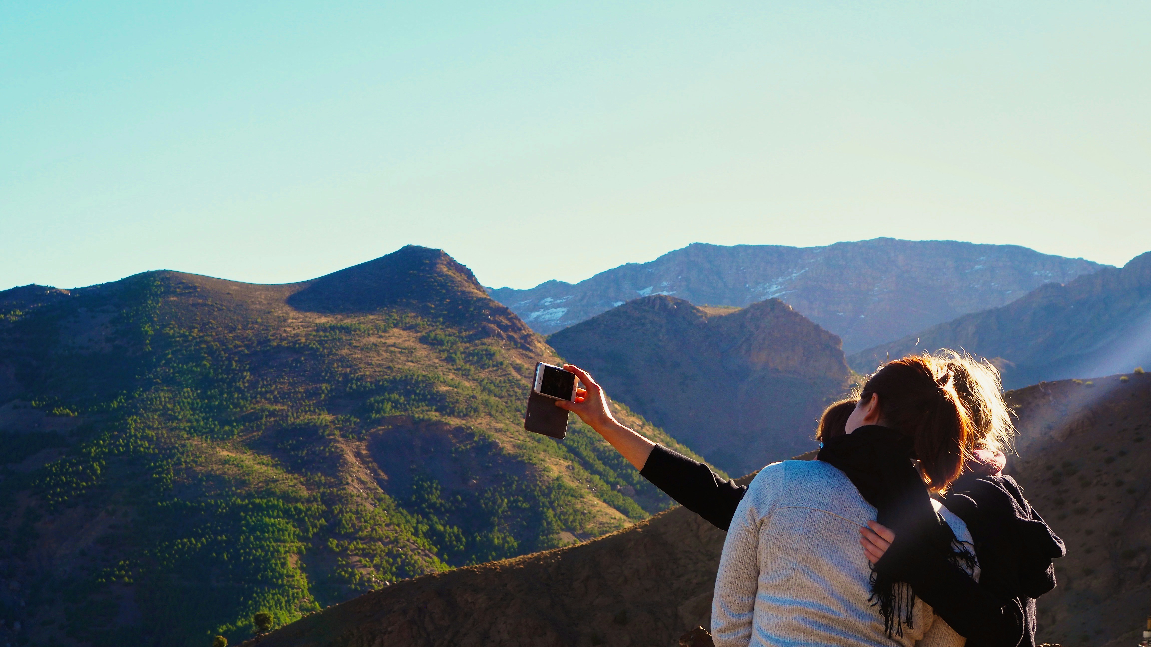 Team selfie on hike