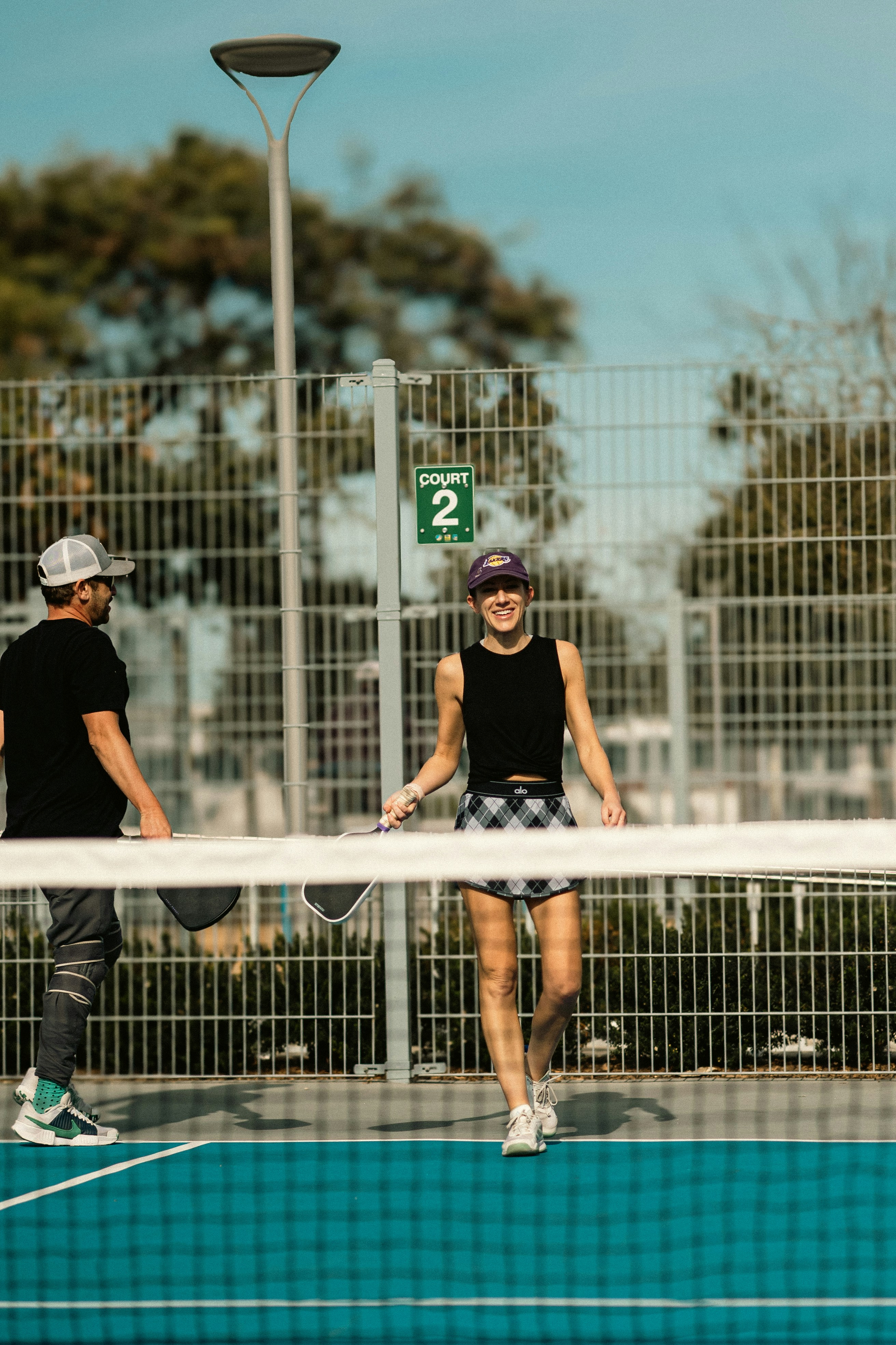 Happy tennis team